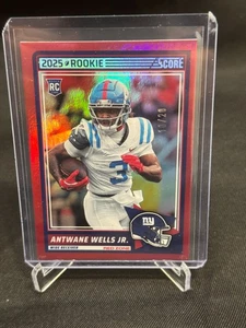 Score 2025 Calcio Antwane Wells Jr. #67 RC Zona Rossa #10/20 Giants - Foto 1 di 2