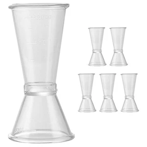 6pz Misuratore Jigger Doppio Misuratore Jigger per Bar Festa Vino Cocktail - Foto 1 di 9
