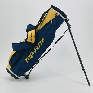 Top Flite XLj Junior Golf Standbag 4 Taschen 3-Wege-Teiler Jugend blau gold 31" - Bild 1 von 10