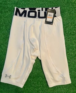Pantaloncini Slider Uomo Under Armour 1375635 Diamond Utility - Uomo Small Bianco - Foto 1 di 6