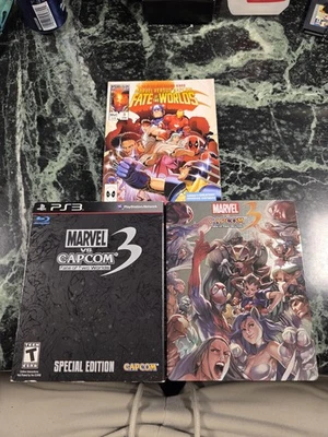 Marvel Vs. Capcom 3: Fate of Two Worlds Special Edition PS3 Complete w/Art Book - Image 1 of 4