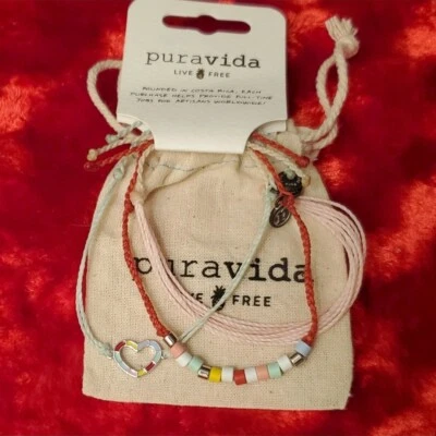 PURA VIDA 💙💜❤ FEBRERO 2020 PULSERA CLUB SWEETHEART SET!!️ENVÍO GRATUITO EL MISMO DÍA!!️ Foto 1 de 4