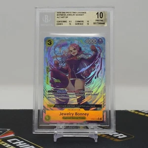 BGS 10 PRISTINE Jewelry Bonney Alt Art #OP08-105 Two Legends English One Piece - Picture 1 of 2