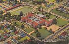 Evansville Indiana Bosse High School &amp; Enlow Field aerial view 1960