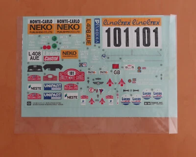 Tamiya RC Decal 1/10 XB Mini Cooper '94 Monte Carlo 57736 NEW NIB 2004 RARE - Bild 1 von 4