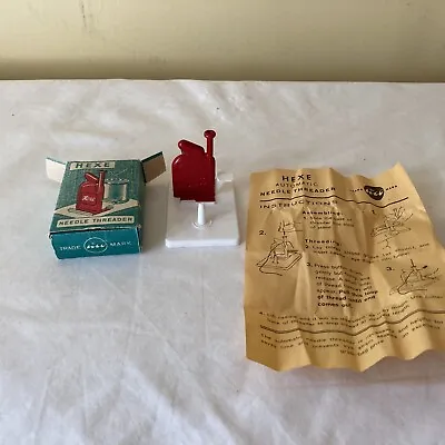 Enroscador Automático De Agujas De Bruja Vintage Con Caja E Instrucciones • 10.30€