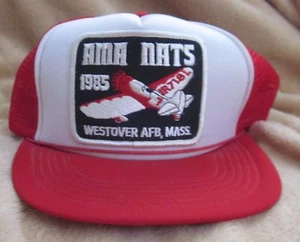 Vintage 1985 AMA Nats Westover AFB, Mass snapback mesh hat - Picture 1 of 7
