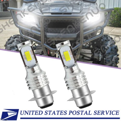 For Kawasaki Mule 600 610 3000 3010 - 2X H6M LED 12V White Headlights Bulbs - Изображение 1 из 4