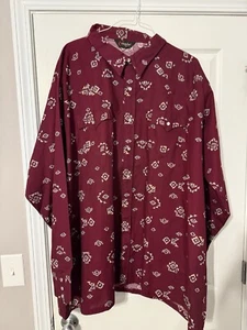 Vintage Corzini Western Pearl Snap Button Western Aztec Long Sleeve Shirt 6XL - Picture 1 of 5