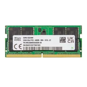 New Hynix 32GB DDR5 4800MHz PC5-38400 SODIMM Laptop Memory Ram HMCG88MEBSA092N - Picture 1 of 4