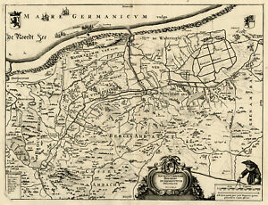 Antique Print-DUNKIRK-DUNKERQUE-GRAVELINES-HAUTS-DE-FRANCE-Sanderus-Creite-1735