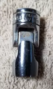 Snap On 3/8" Drive Swivel Socket 7/16" FS 14 A 6 Pt NICE - Picture 1 of 6