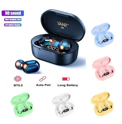 TWS Bluetooth Earphones Wireless Headphones In-Ear RX For All Devices UK - NEW - Image 1 of 4
