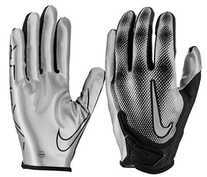 Nike Vapor Jet SE 7.0 Football Receiver Gloves Silver Black Men 2XL XXL MSRP $55 - Picture 1 of 7