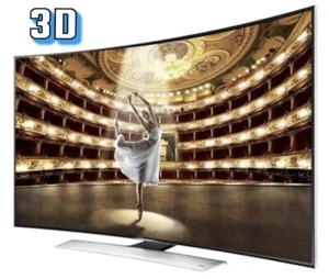 SAMSUNG 65 INCH 4K 3D CURVED SMART TV UN65HU9000F - Picture 1 of 8