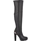 Guess Womens Taylin Black Tall Thigh-High Boots Heels 6 Medium (B,M) BHFO 9834