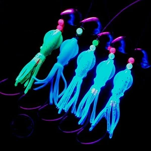 FLUKE FLOUNDER ULTRAVIOLET UV B2 SQUID FISHING RIGS GAMAKATSU BARSCH (GRATIS KÖDER) - Bild 1 von 10