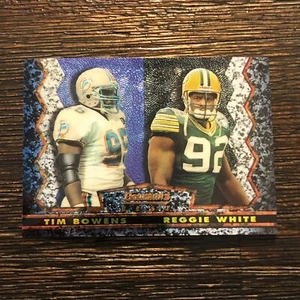 Tim Bowens Reggie White 1994 Stadium Club Bowman's Best Insert #21 HOF Packers - Picture 1 of 2