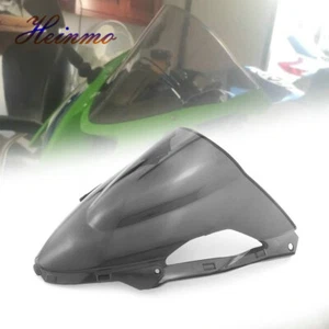For 2021-2025 Kawasaki ZX6R Motrobike Front Windshield Windscreen Smoked Black - Picture 1 of 6
