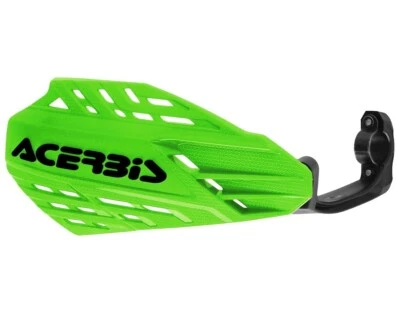 PARAMANI MOTO CROSS ENDURO ACERBIS LINEAR VENTED VERDE NERO UNIVERSALI - Immagine 1 di 3