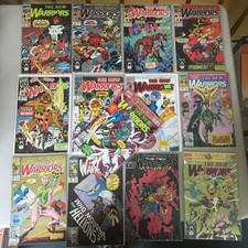 Lot 13 New Warriors 1990 1st Series 9 12 14 15 16 19 28 29 30 31 34 VF Very Fine