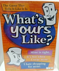 WHAT’S YOURS LIKE? Game by Patch the Game That Tells It Like it Is Age 12+ NEW - Picture 1 of 14