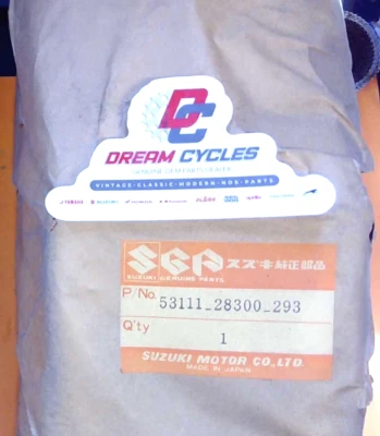 NOS GENUINE  SUZUKI FRONT FENDER 1974 TS250 53111-28300-293 MARBLE SCARLET OEM - Image 1 of 3