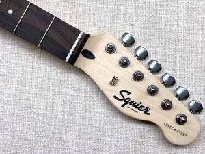 Genuine! Fender Squier TELE NECK w/ TUNING KEYS Maple/Laurel Telecaster Guitar - Picture 1 of 17