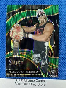 2024 #254 "Hollywood" Hulk Hogan Panini Select WWE Ringside Green Flash Prizm - Picture 1 of 2