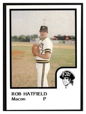 Rob Hatfield 1986 ProCards Macon Pirates #13 Pittsburgh Pirates