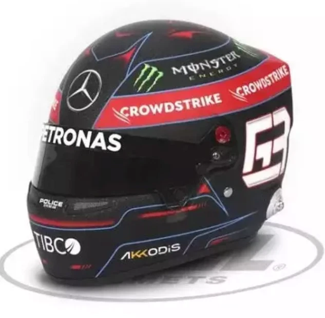 Mercedes AMG Petronas F1 George Russell 1:2 Scale Helmet - Image 1 of 1