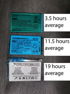 OEM & Aftermarket Rechargeable Batteries For Gameboy Advance GBA SP, See inside! - Picture 1 of 4