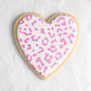 Leopard Print Cookie Stencil - Durable & Reusable Mylar Stencils - Picture 1 of 6
