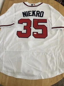 Phil Niekro Atlanta Braves Autographed Jersey With Inscriptions JSA Certified - Picture 1 of 7