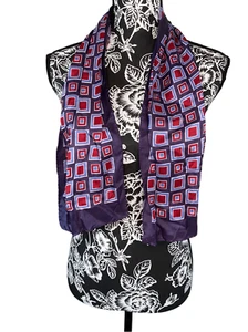 Satin Scarf Headband Wrap Hair Accessories Womens Everyday Geometric Rectangular - Picture 1 of 5