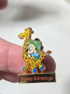 Disney Abenteuer Baby Mickey Mouse auf Giraffe Safari Tokyo Japan TDR TDL Pin - Bild 1 von 4
