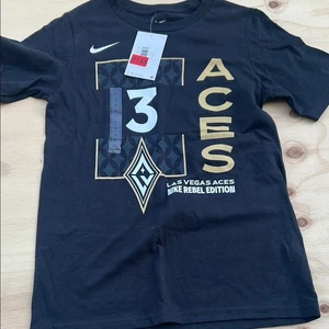 Nike Kids Black Aces T-Shirt Medium - Picture 1 of 3