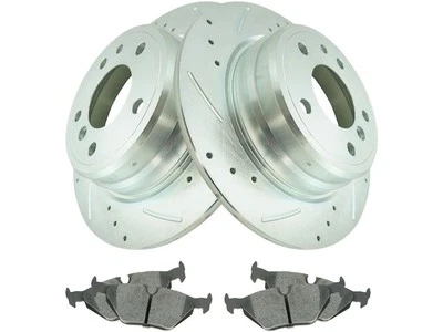 Kit de pastillas de freno y rotor trasero para BMW 525i 1989-1995 38697PXMP 1990 1991 1992 Foto 1 de 2