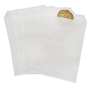 100 Pack Paper Treat Bags 5X7 Inch Flat Kraft Paper Cookie Candy Buffet Bag - Picture 1 of 8