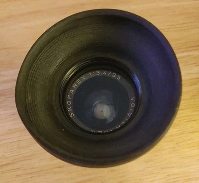 Lente Voigtlander 35mm f3.4 Skoparex DKL com capuz - Imagem 1 de 3