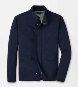 Peter Millar Navy Blue Excursionist Flex City Coat MS24XZ61 NWT S Jacket - Picture 1 of 6
