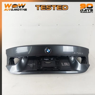 14-18 BMW F32 428I TAPA MALETERO TRASERO PANEL CARCASA GRIS MINERAL METÁLICO OEM Foto 1 de 4