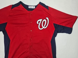 Washington Nationals Jersey Mens 50 Wilson Ramos 40 Red Blue Majestic - Picture 1 of 13