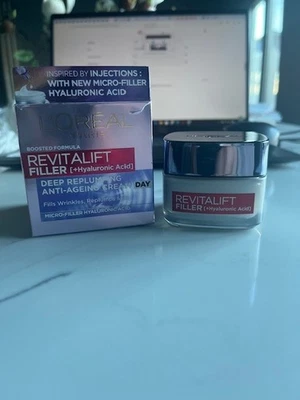 L'Oreal Paris Revitalift Filler Deep Replumping Anti-ageing DAY Cream 50ml SEALE - Image 1 of 4