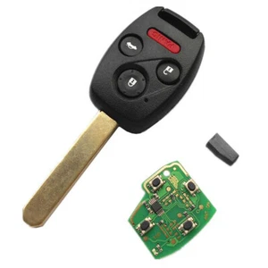 for Honda Accord Fit 313.8 Mhz ID46 Chip 4Button Remote Ignition Transponder Key - Foto 1 di 7