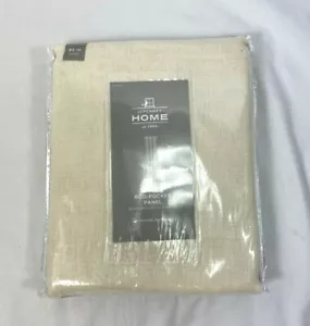 JCPenney Home Ivory Bayview Sheer Rod-Pocket Curtain Panel, 50"x95" - Picture 1 of 2