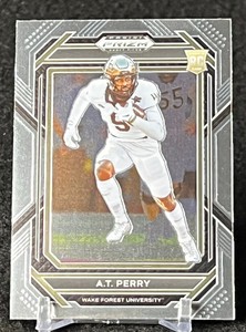 2023 Panini Prizm Draft Picks A T Perry Base Rookie Card 140