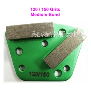 Zapato/disco/placa de molienda estilo trapezoide HTC - unión media - arena 120/150 - Imagen 1 de 4