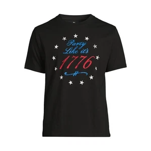 Way to Celebrate Men’s 4th of July Party Like It's 1776 Tee, Black Sz 3XL(54-56) - Picture 1 of 5