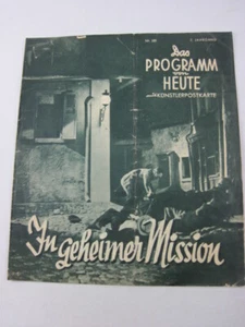 DAS PROGAMM VON HEUTE Nr. 320 - ZUSTAND 3 - IN GEHEIMER MISSION - Bild 1 von 1